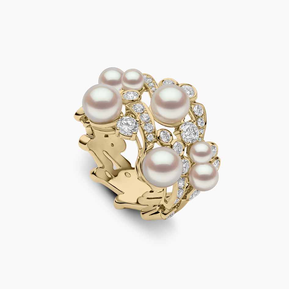 Yellow Gold / White Japanese Akoya / N