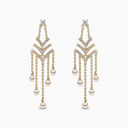 Yellow Gold / White Japanese Akoya