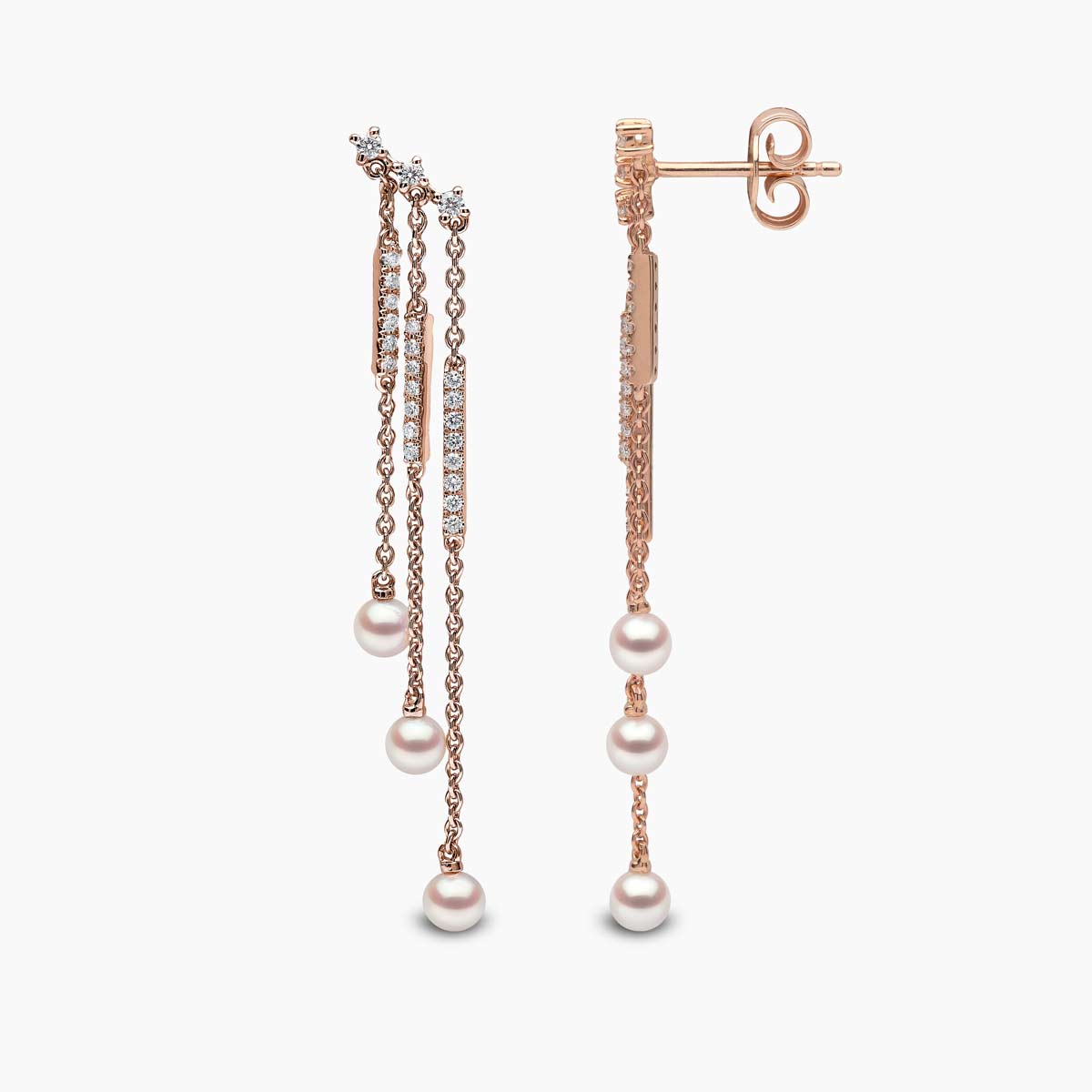 イヤリング TATIANA Mono pearl two-way drop earrings EC1480 타티아나 MONO PEARL TWOWAY drop EARRING EC1480 Gold plated