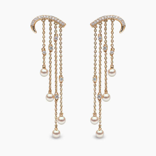 Yellow Gold / White Japanese Akoya