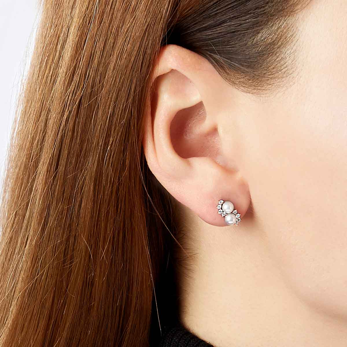[Golden dew] 韓国☆18K Gold☆Mayrose Earring Golden dew] 韓国☆18K Gold☆Tiamo 3 Hoop Earrings (GOLDEN