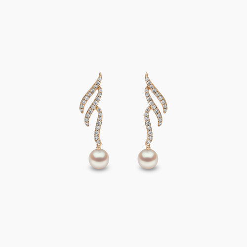 Yellow Gold / White Japanese Akoya