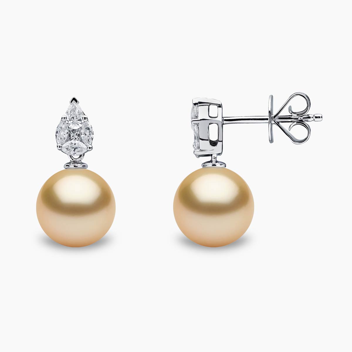 [LLOYD] 韓国アクセ☆10K Gold☆Basic Pearl Star Earrings LLOYD] 韓国アクセ☆10K Gold☆Basic Pearl Star Earrings ピアス