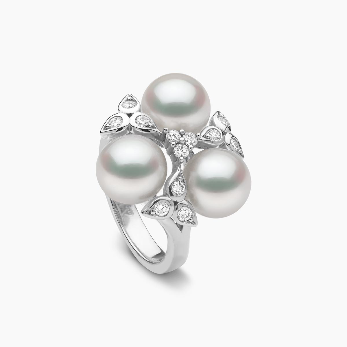 [韓国人気ジュエリー] nff Cosmos Pearl Ring White ホワイト（白）系 韓国 nff(エヌエフエフ) 指輪・リング