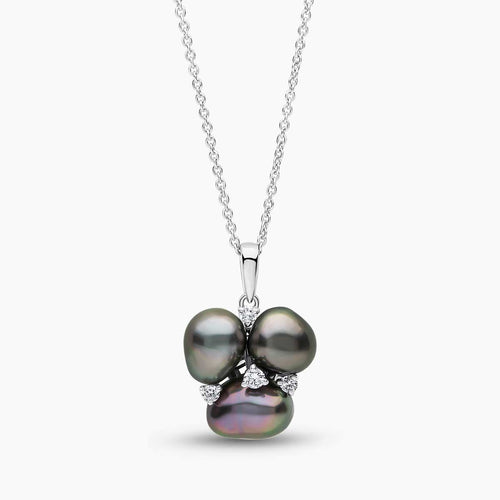 Black Tahitian / White Gold