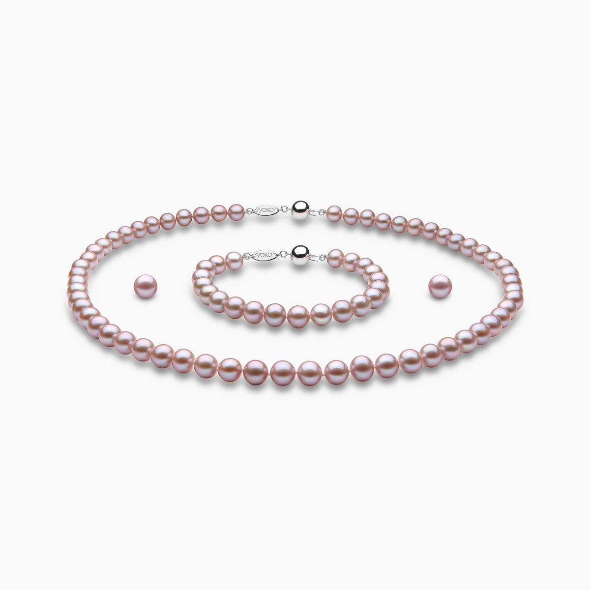 White Gold / Pink Freshwater / 7-8mm