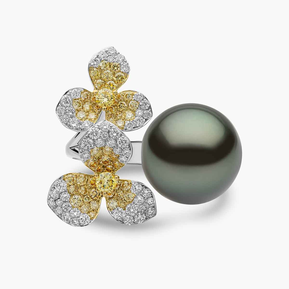 White Gold / Black Tahitian / N