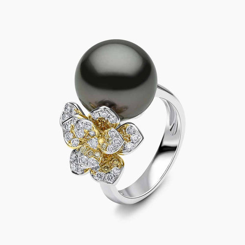 White Gold / Black Tahitian