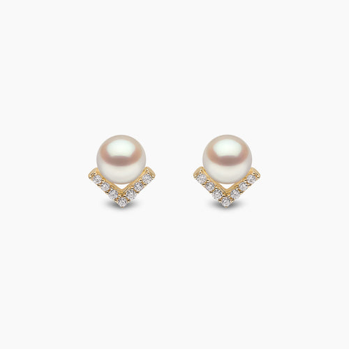Yellow Gold / White Freshwater