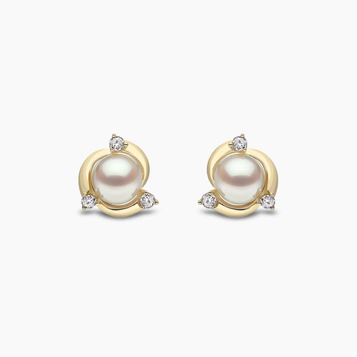 Yellow Gold / White Freshwater