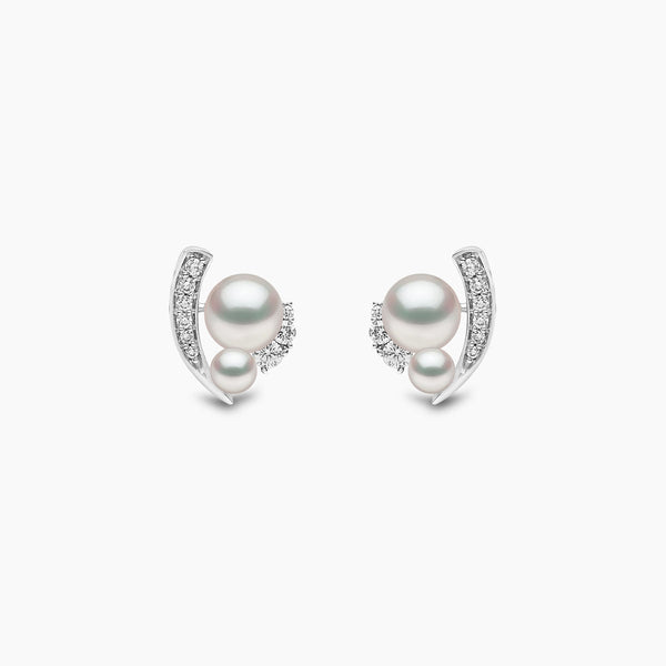 送税込【AMY O】Freshwater Pearl Stud Earrings ピアス☆国内発 75-80-mm-aaa-pink-to-peach-