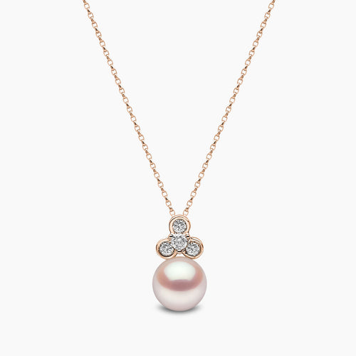 Rose Gold / White Freshwater