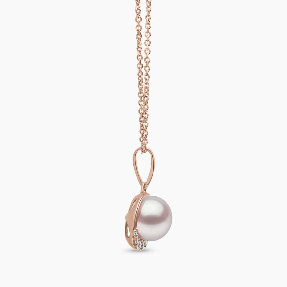 Rose Gold / White Freshwater