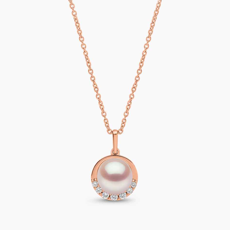 Rose Gold / White Freshwater