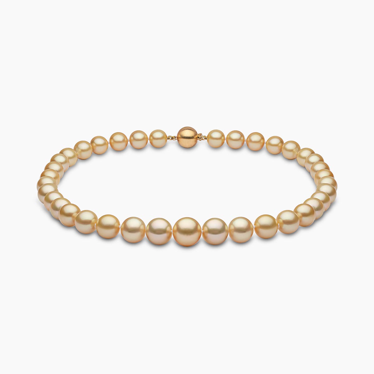 Classic 18K Gold Indonesian South Sea Pearl Strand Necklace