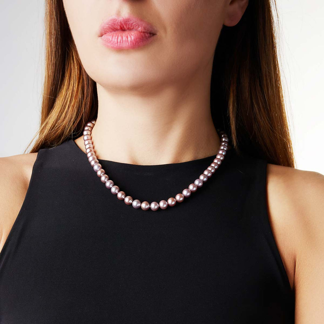 Classic Freshwater Pink Pearl Necklace | Yoko London