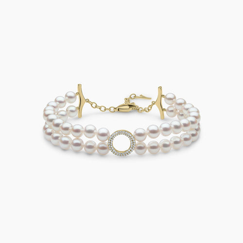Yellow Gold / White Freshwater