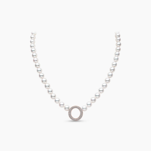 Rose Gold / White Freshwater