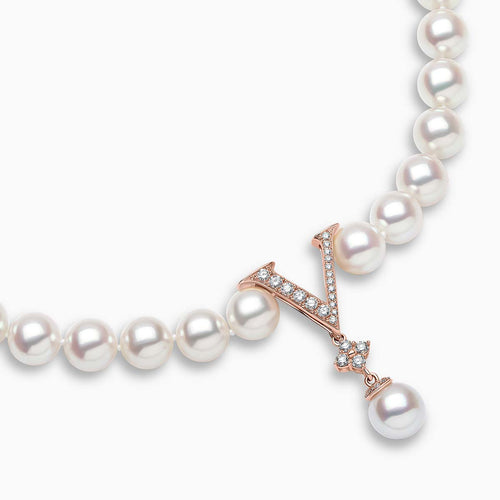 Rose Gold / White Freshwater