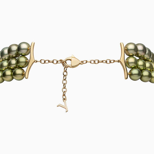 Yellow Gold / Pistachio Tahitian